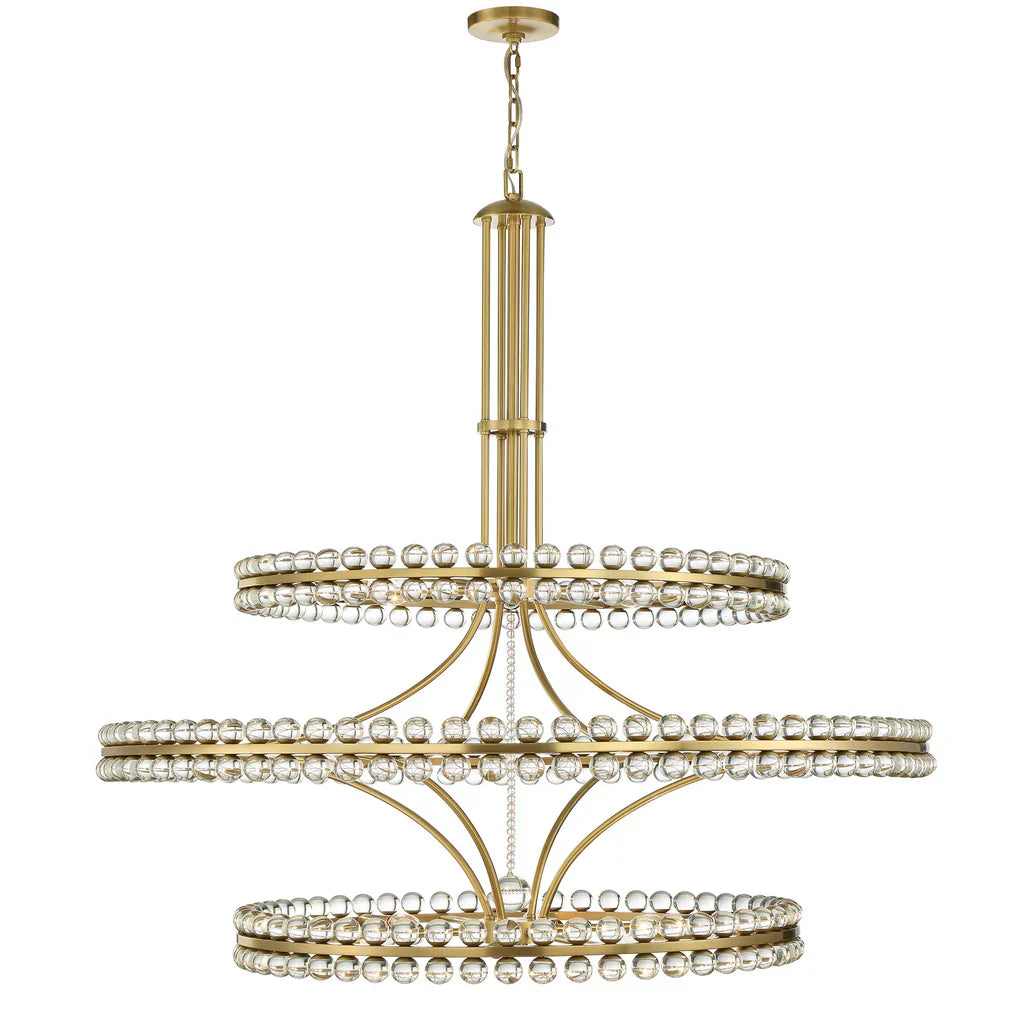 Caven 24 Light 3-Tier Chandelier 48''