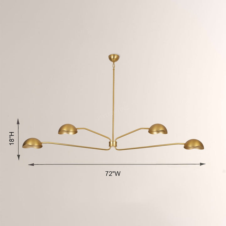 Converra Linear Chandelier 72"W