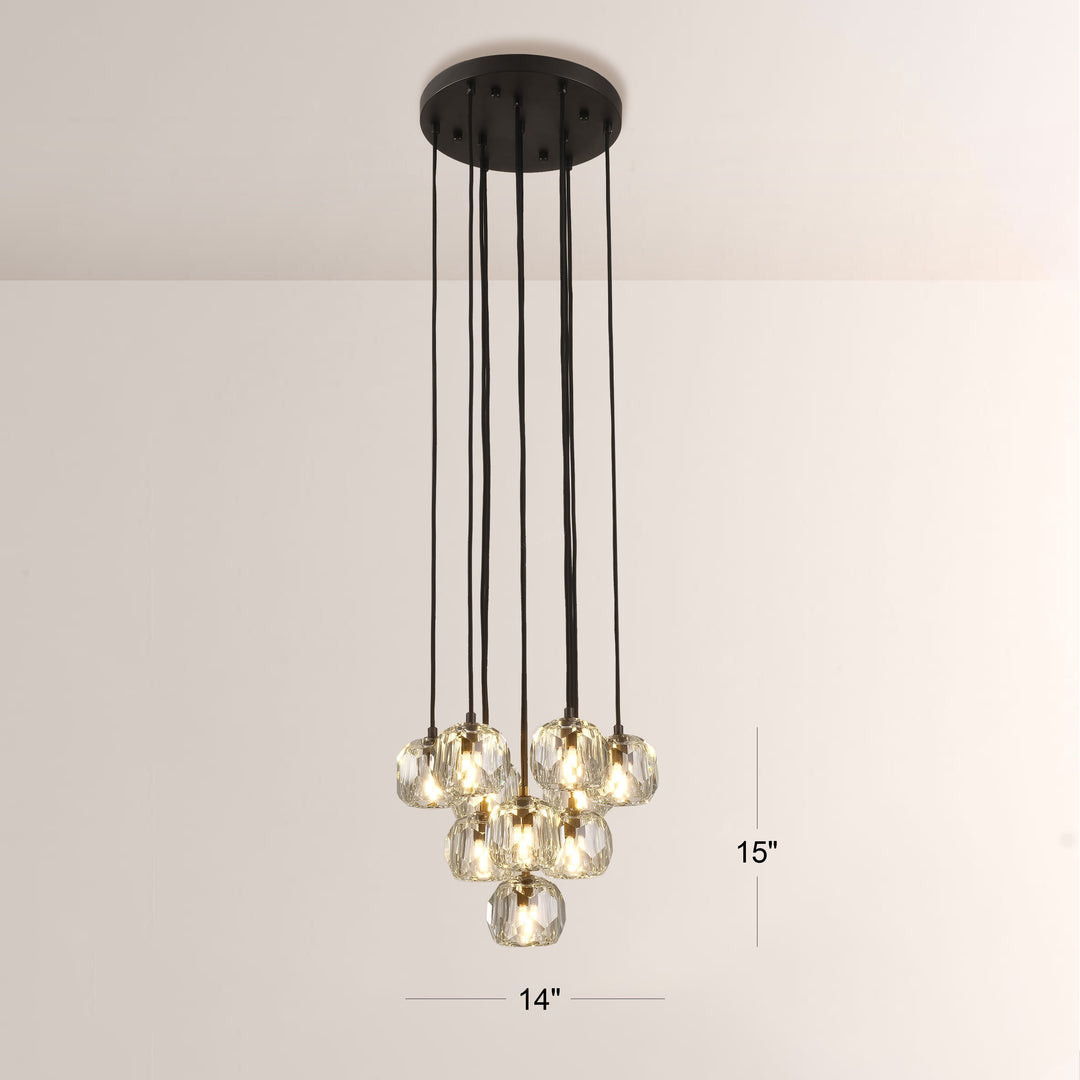 Crespo Round Cluster Chandelier 14''
