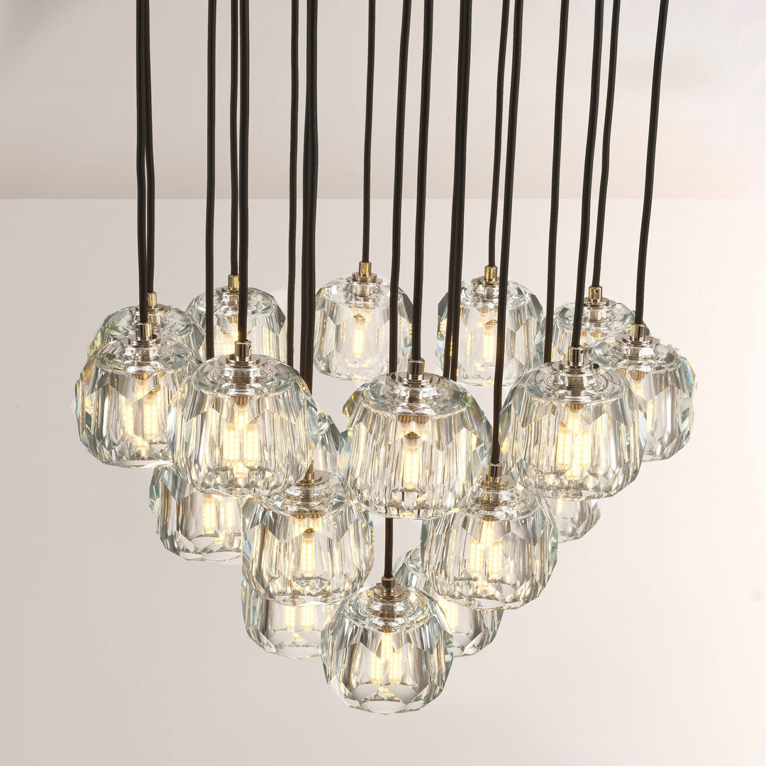 Crespo Round Cluster Chandelier 19''