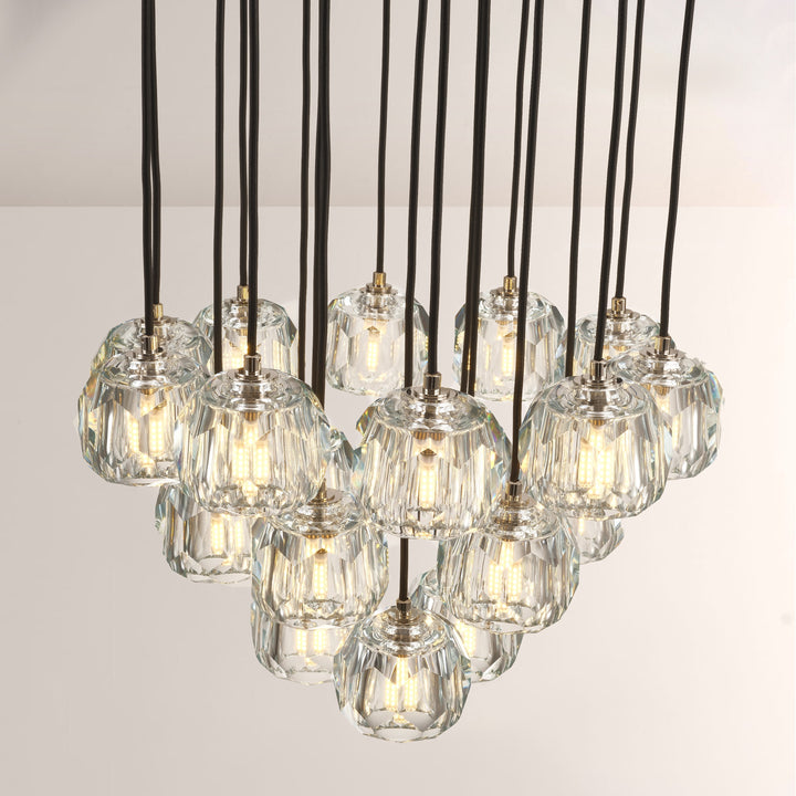 Crespo Round Cluster Chandelier 19''