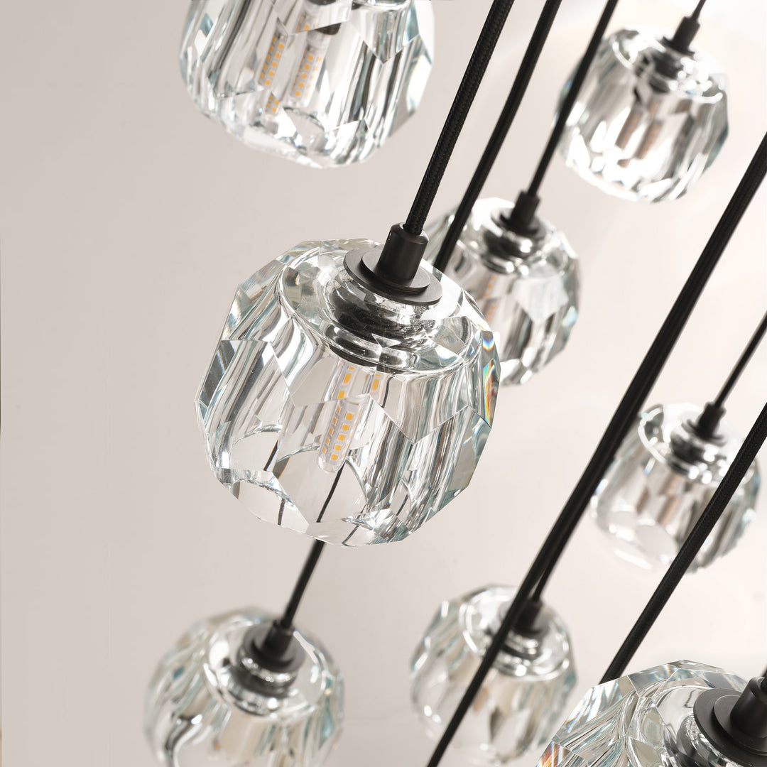 Crespo Round Cluster Chandelier 19''