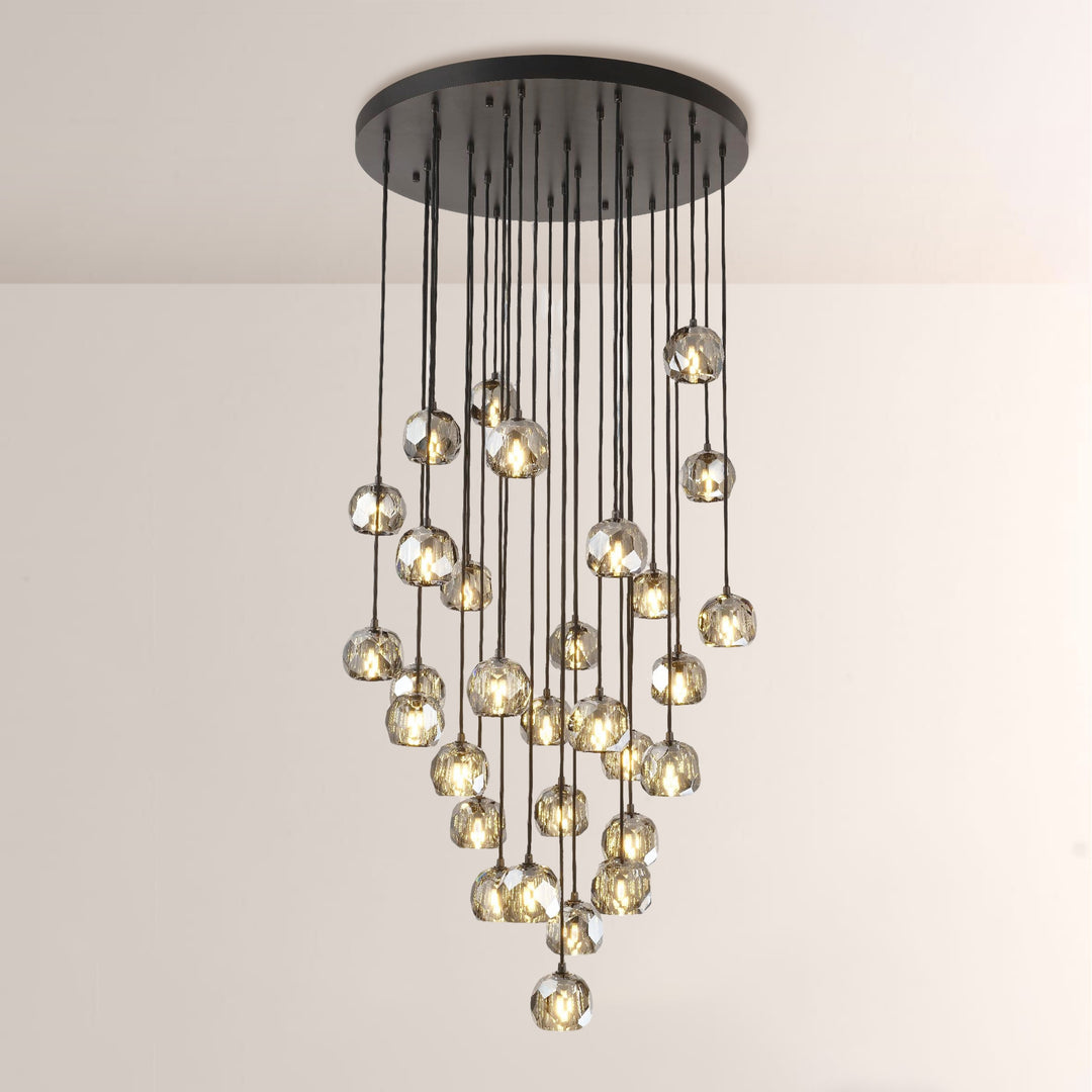 Crespo Round Cluster Chandelier 30''