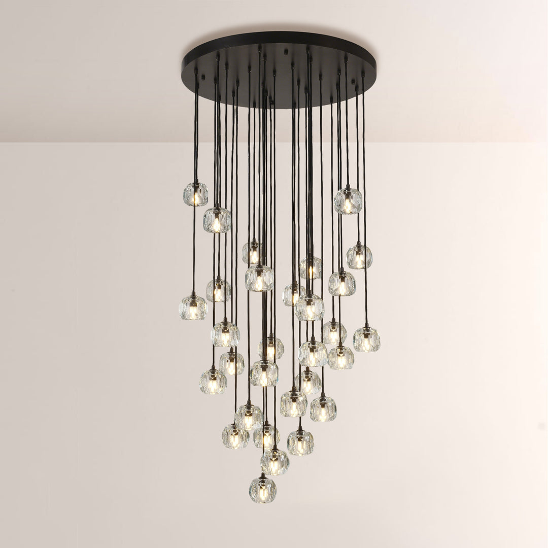 Crespo Round Cluster Chandelier 30''