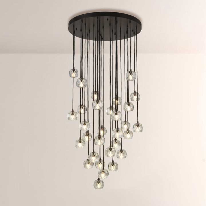 Crespo Round Cluster Chandelier 30''