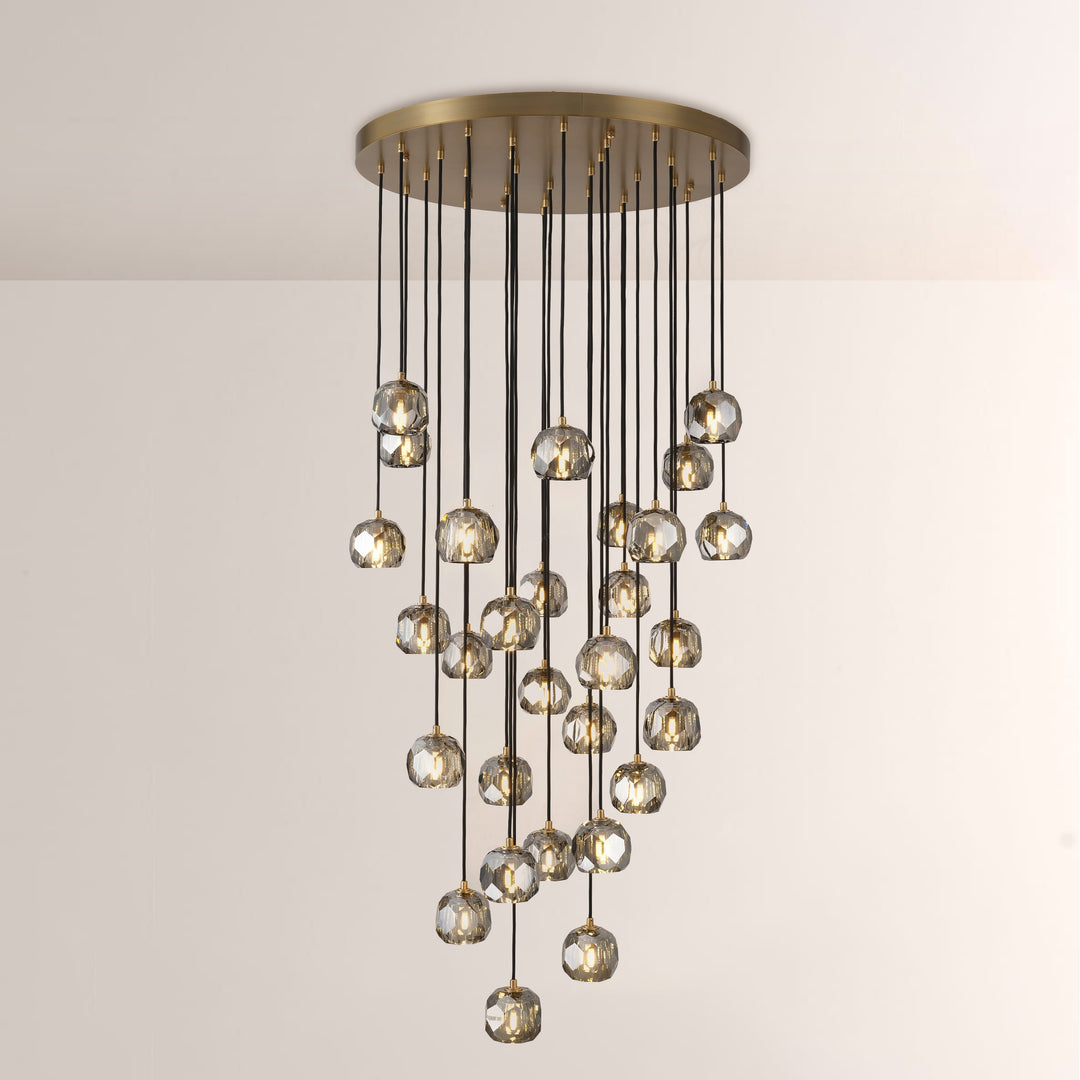 Crespo Round Cluster Chandelier 30''
