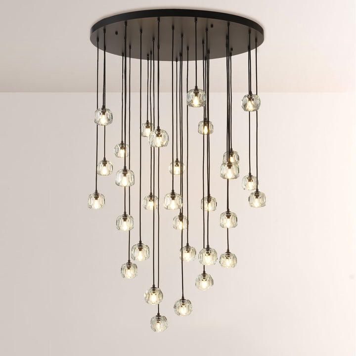 Crespo Round Cluster Chandelier 40''