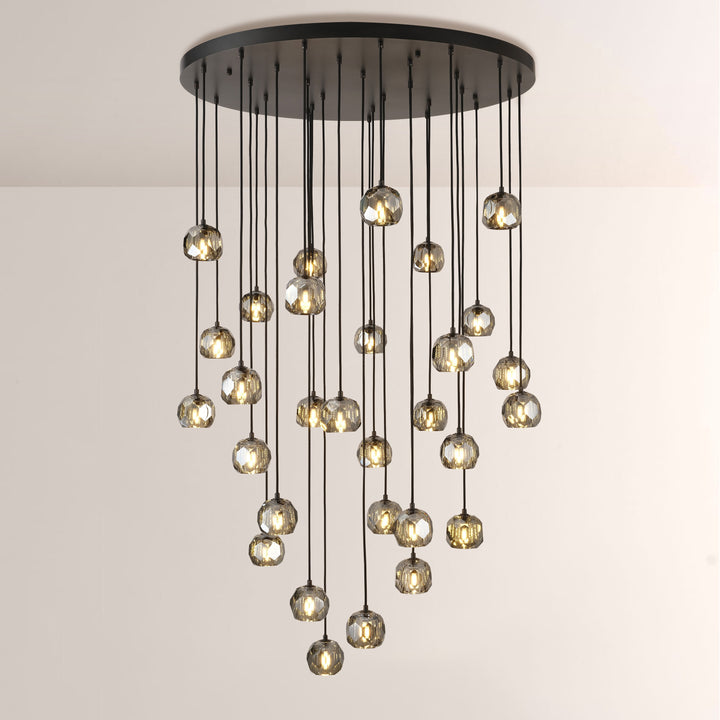 Crespo Round Cluster Chandelier 40''