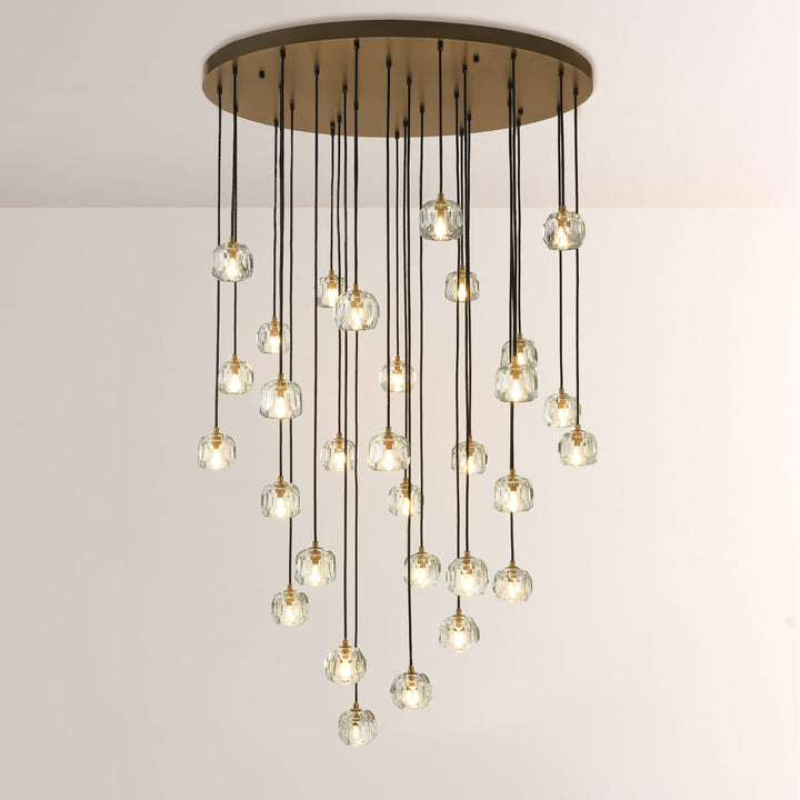 Crespo Round Cluster Chandelier 40''