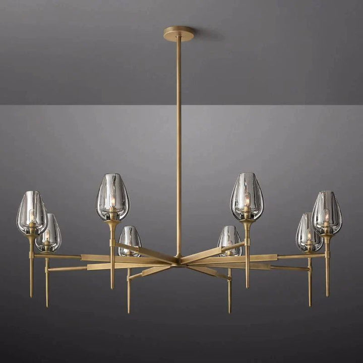 Tubloom Round Chandelier 54''
