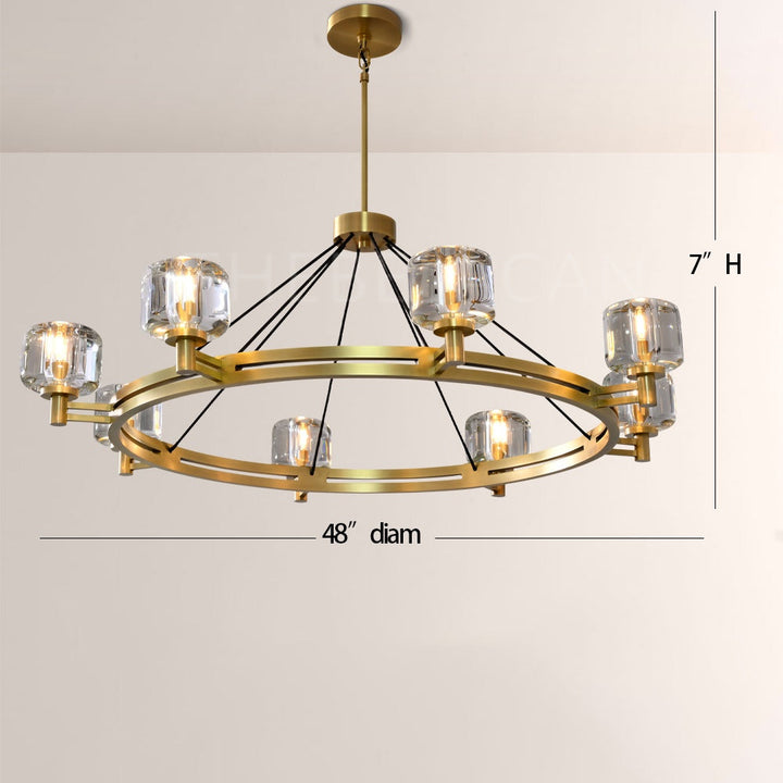 Demera Round Chandelier 48"sfsfa
