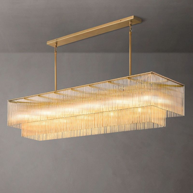 Dimasio Rectangular Chandelier 72"