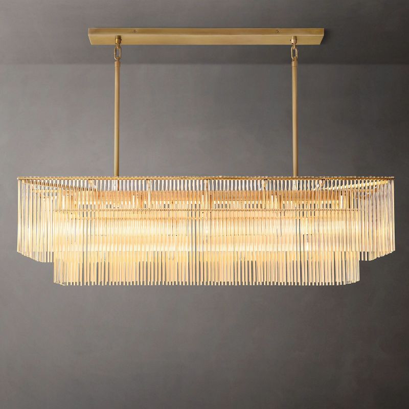 Dimlume Rectangular Chandelier 54"