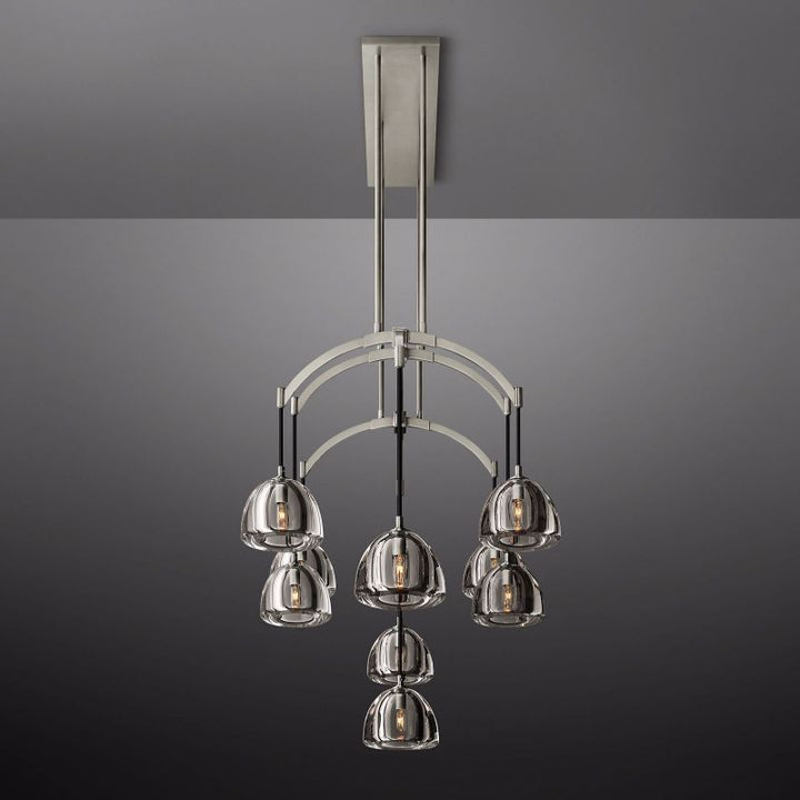 Dimple Linear Chandelier 54"