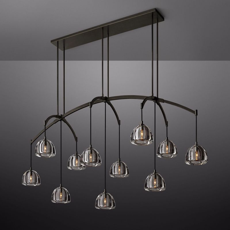 Dimple Linear Chandelier 72"