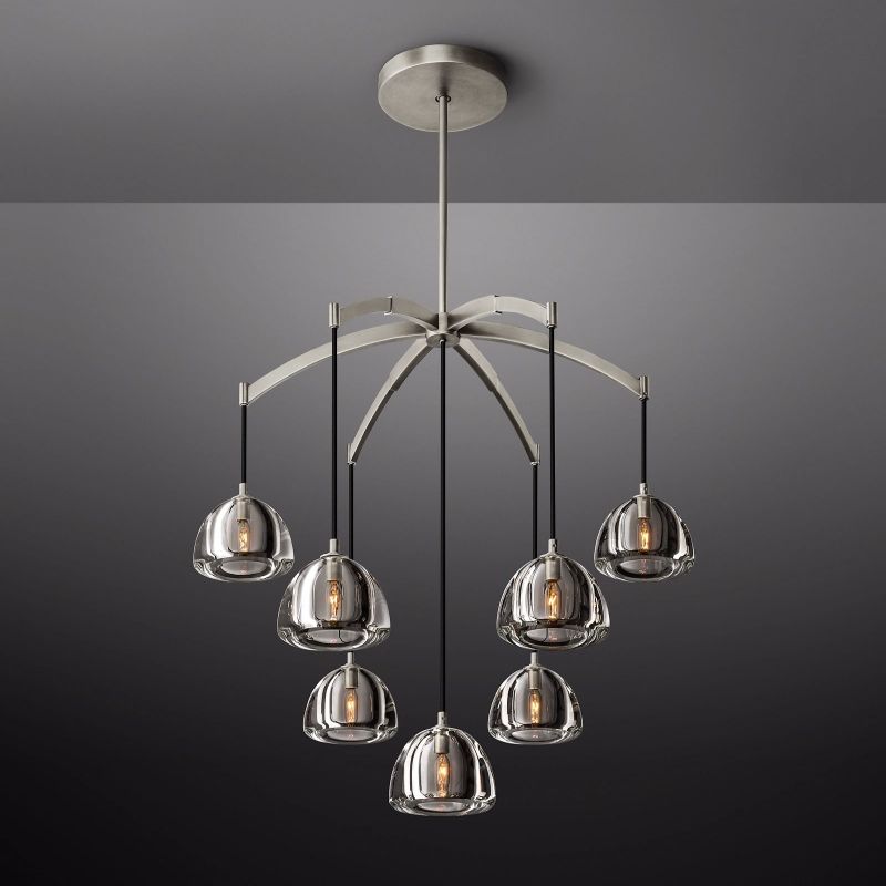 Dimple Round Chandelier 36"