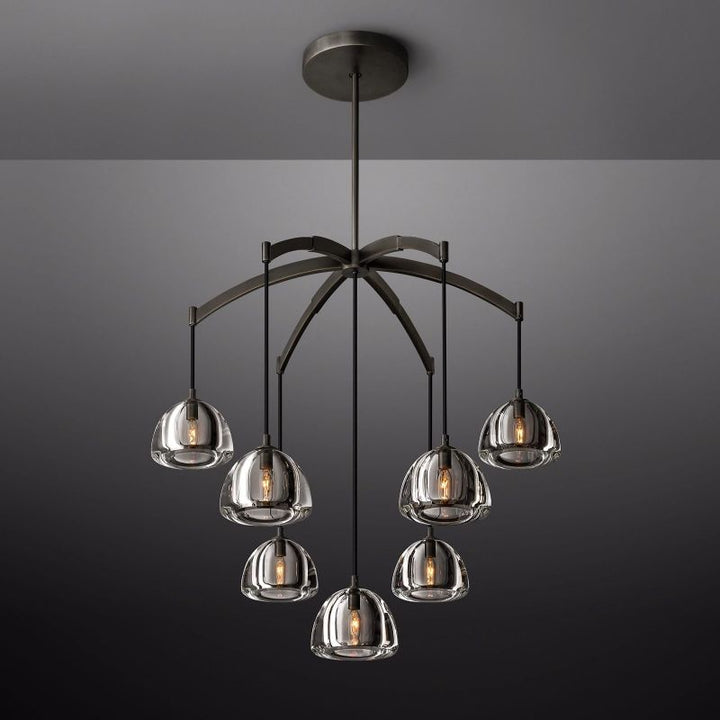 Dimple Round Chandelier 36"