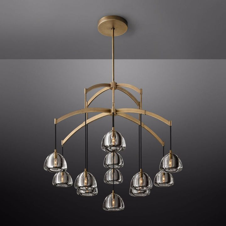 Dimple Round Chandelier 48"