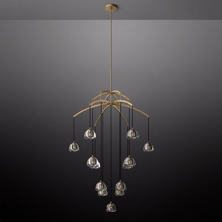 Dimple Round Chandelier 48"