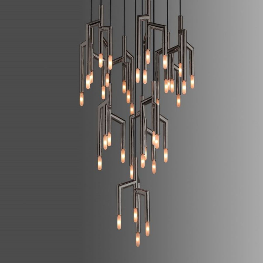 Flori 10 Light Cirular Chandelier