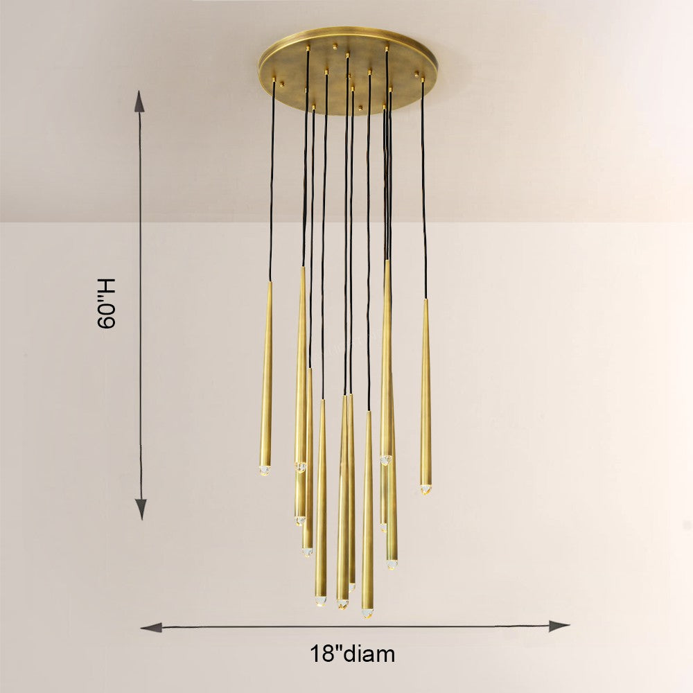 Eleshine Modern Round Chandelier 18"