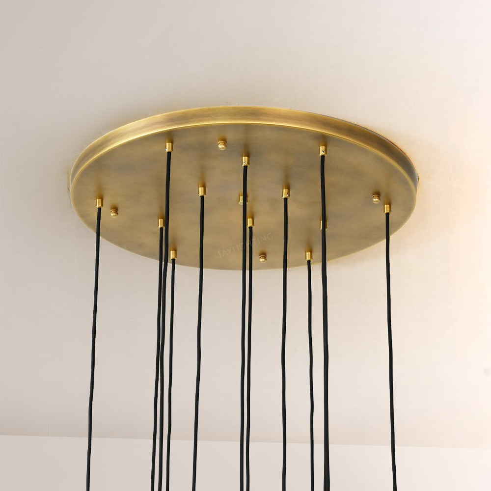 Eleshine Modern Round Chandelier 18"