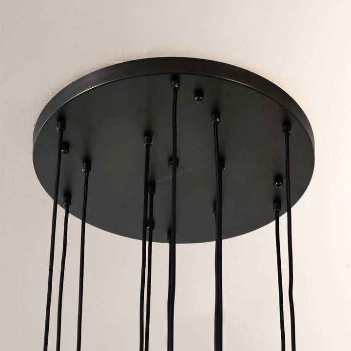 Eleshine Modern Round Chandelier 18"