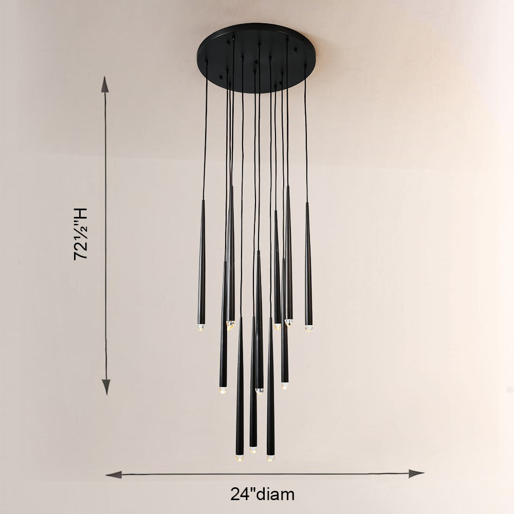 Eleshine Modern Round Chandelier 24"