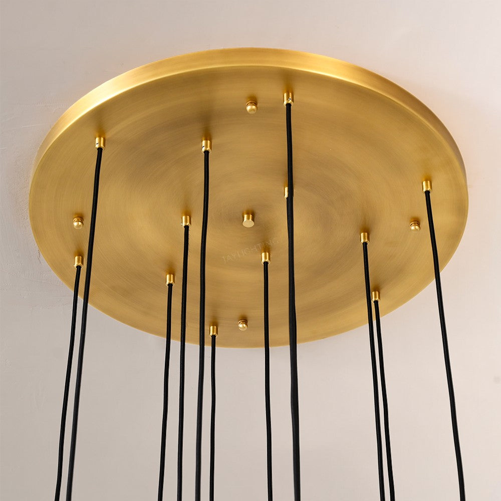 Eleshine Modern Round Chandelier 24"