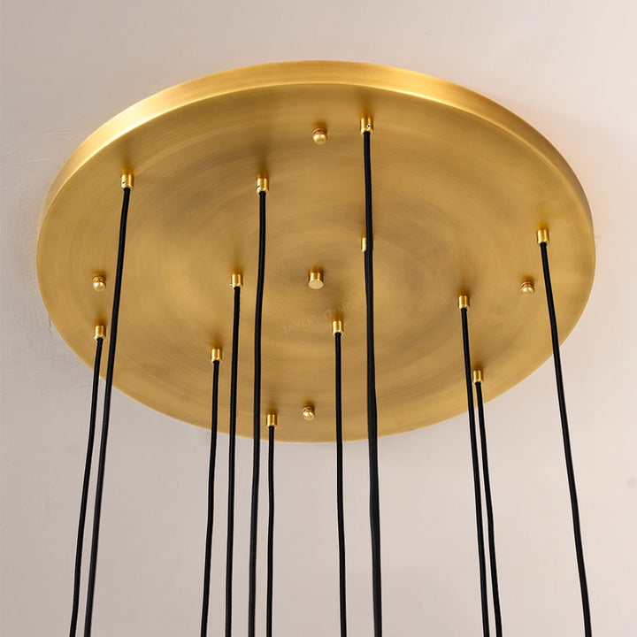 Eleshine Modern Round Chandelier 24"
