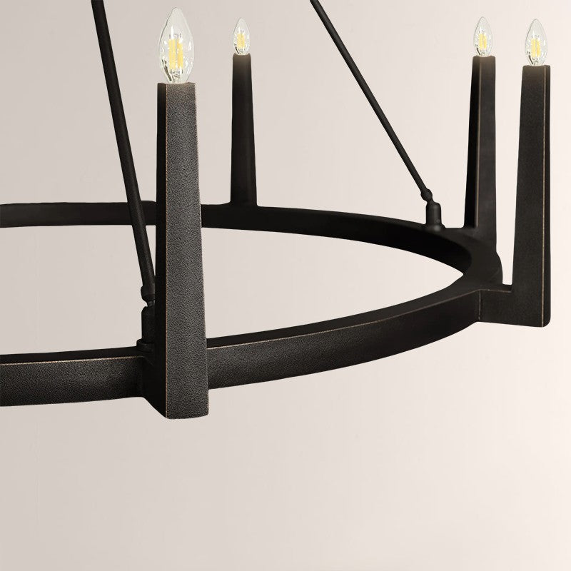 Lumet Round Chandelier 54"W