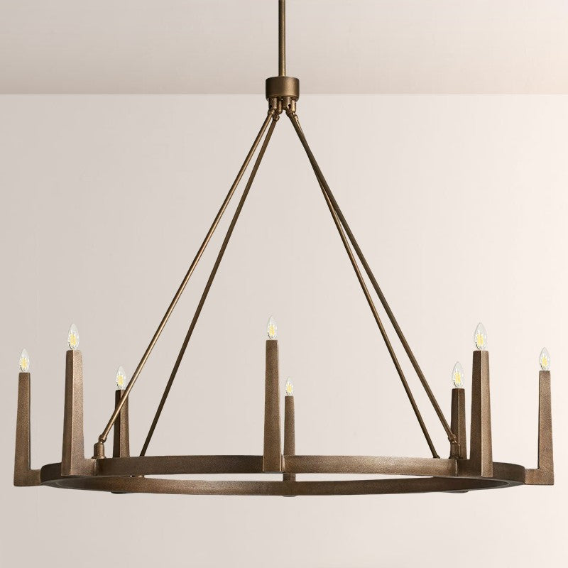 Lumet Round Chandelier 54"W