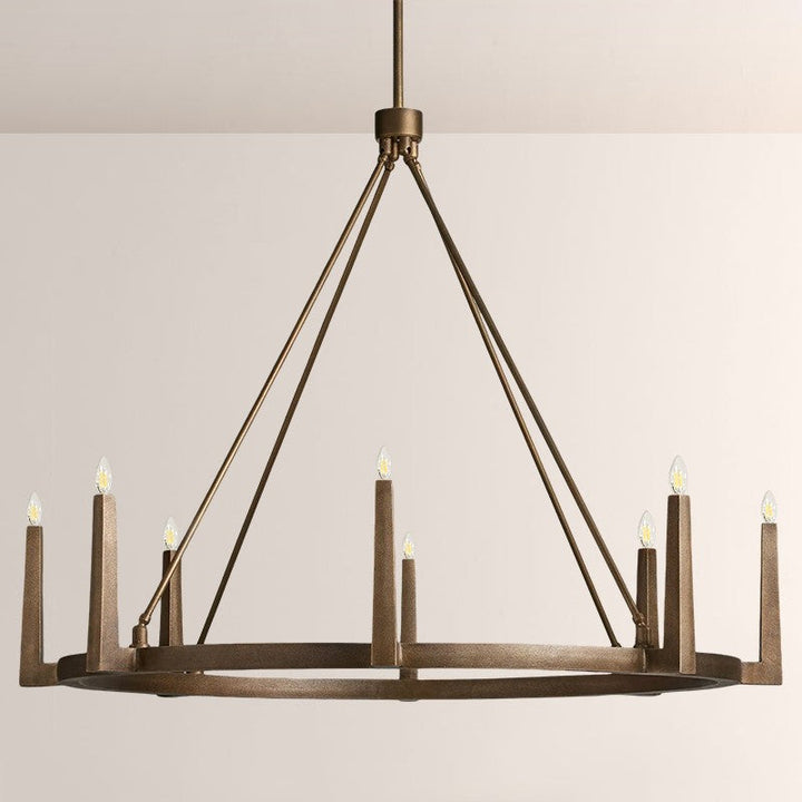 Lumet Round Chandelier 54"W
