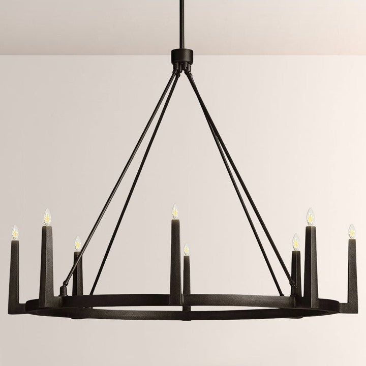 Lumet Round Chandelier 54"W