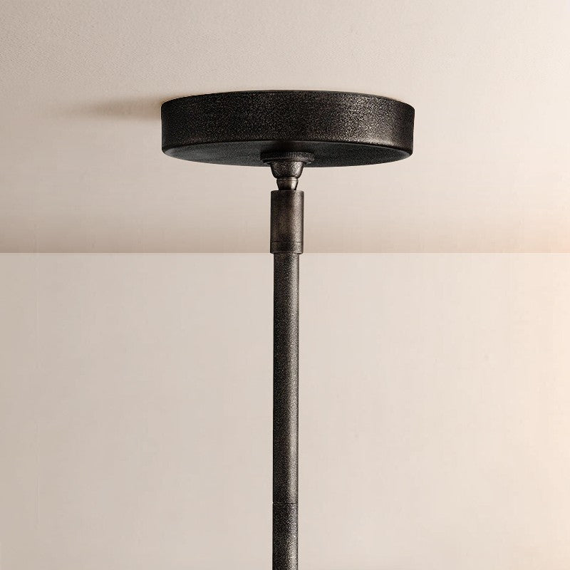 Lumet Round Shaded Chandelier 24"