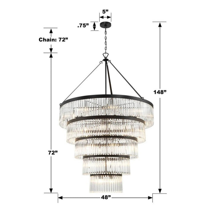 Elemory 30 Light Round Chandelier