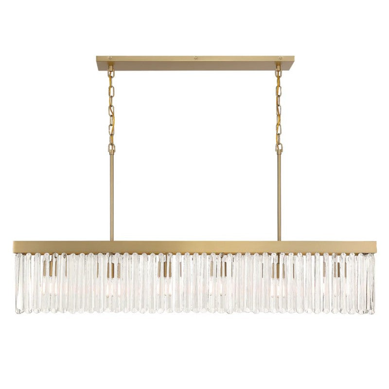 Elemory 6 Light Rectangular Chandelier