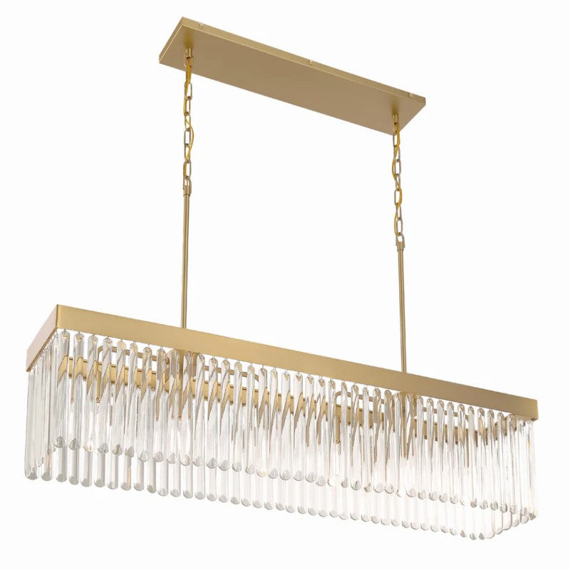 Elemory 6 Light Rectangular Chandelier