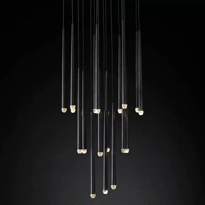 Felicia Modern Round Bed Room Chandelier 30"