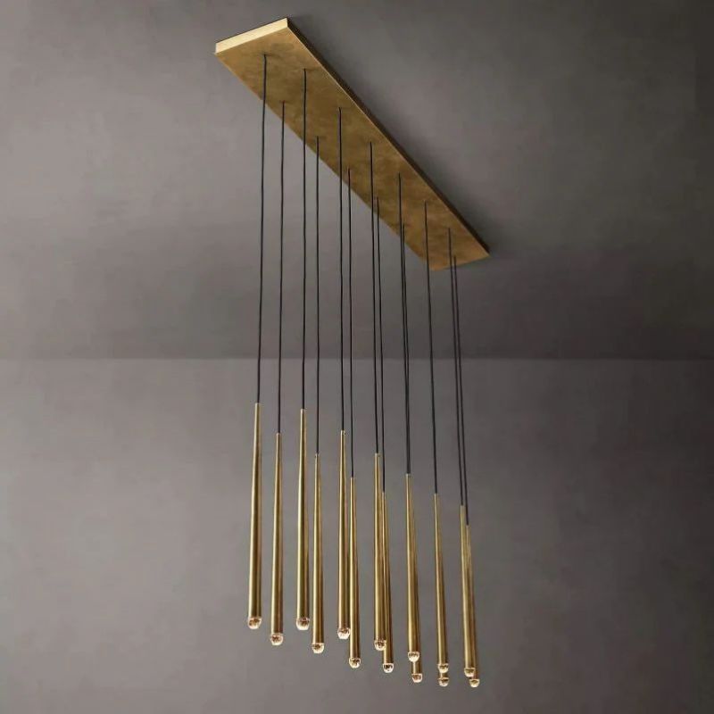 Felicia Tubular Linear Chandelier 72"
