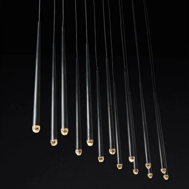 Felicia Tubular Linear Chandelier 72"
