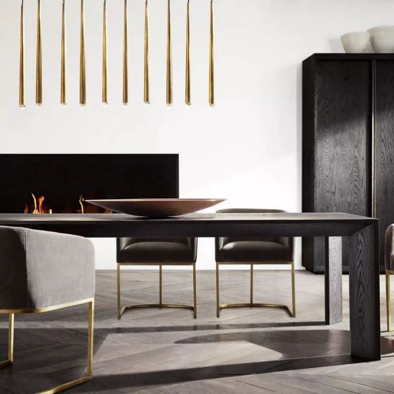 Felicia Tubular Linear Chandelier 72"