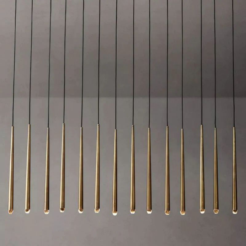 Felicia Tubular Linear Chandelier 72"