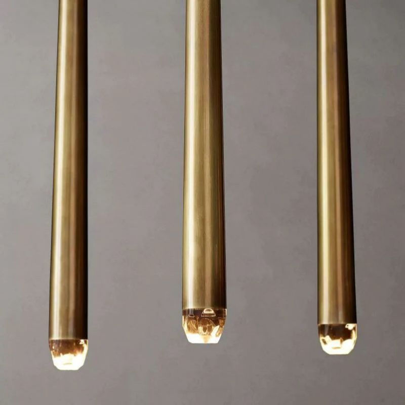 Felicia Tubular Linear Chandelier 72"