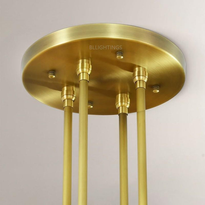 Arcona Crystal 2-tier Round Chandelier 60"