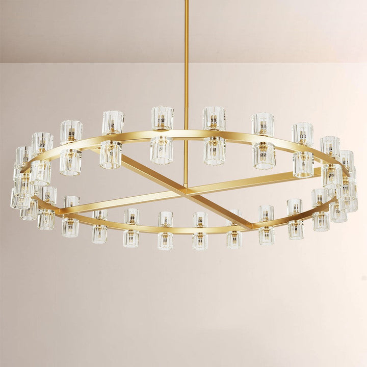 Arcona Crystal Round Chandelier 48"