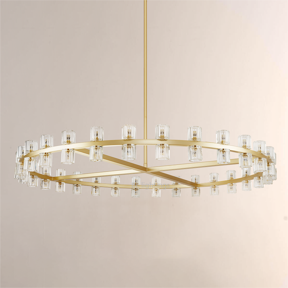 Arcona Crystal Round Chandelier 60"