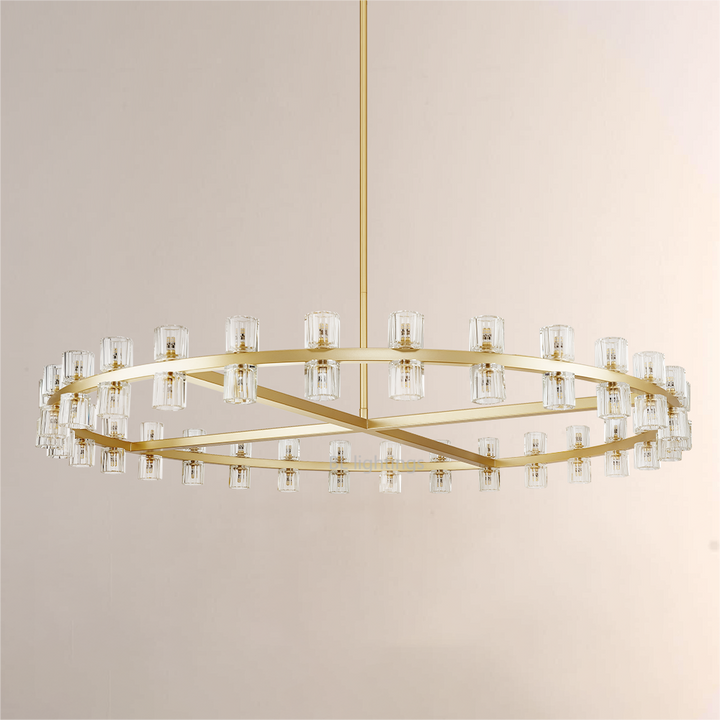 Arcona Crystal Round Chandelier 60"