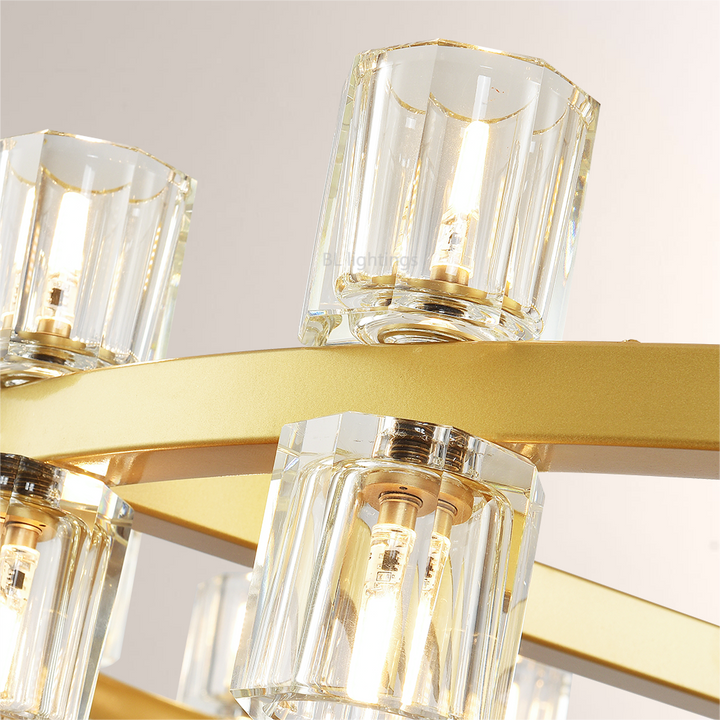 Arcona Crystal Round Chandelier 60"