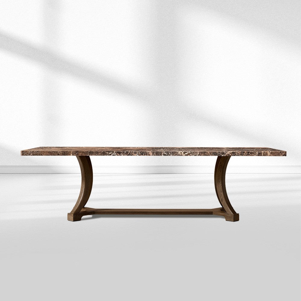 Genetta Emperador Rectangular Dining Table